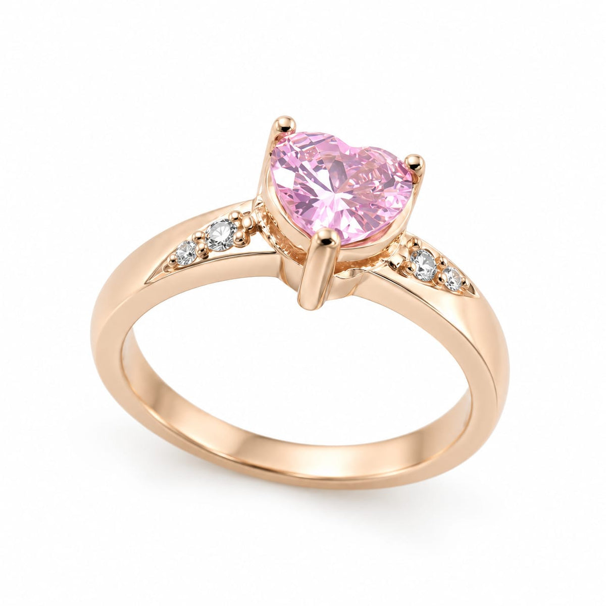 Anillo de Promesa Agnes Corazón