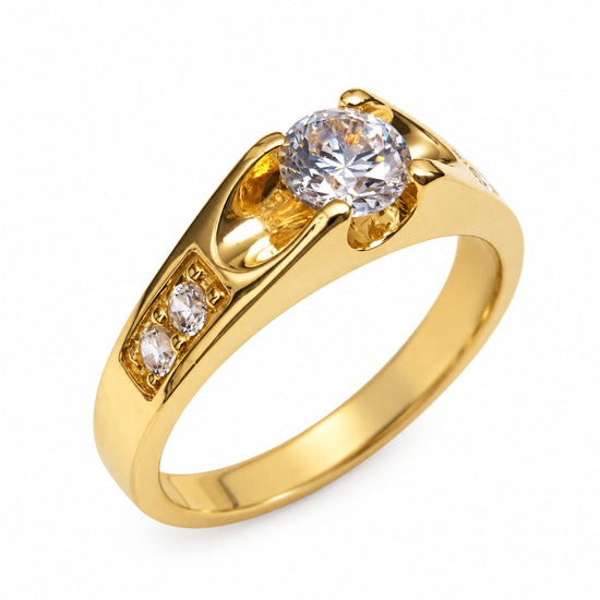 Anillo de Compromiso Me Enamoré en oro 18k – Jade18k