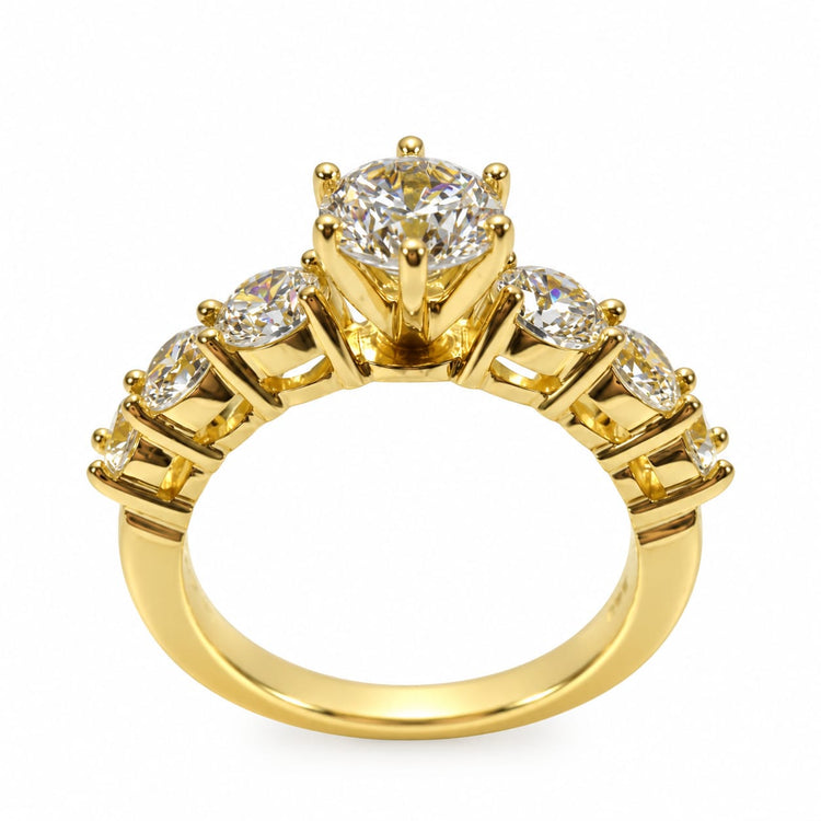 Anillo de Compromiso Un mismo Destino en oro 18k – Jade18k