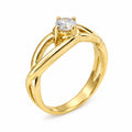 Anillo de compromiso en oro18k