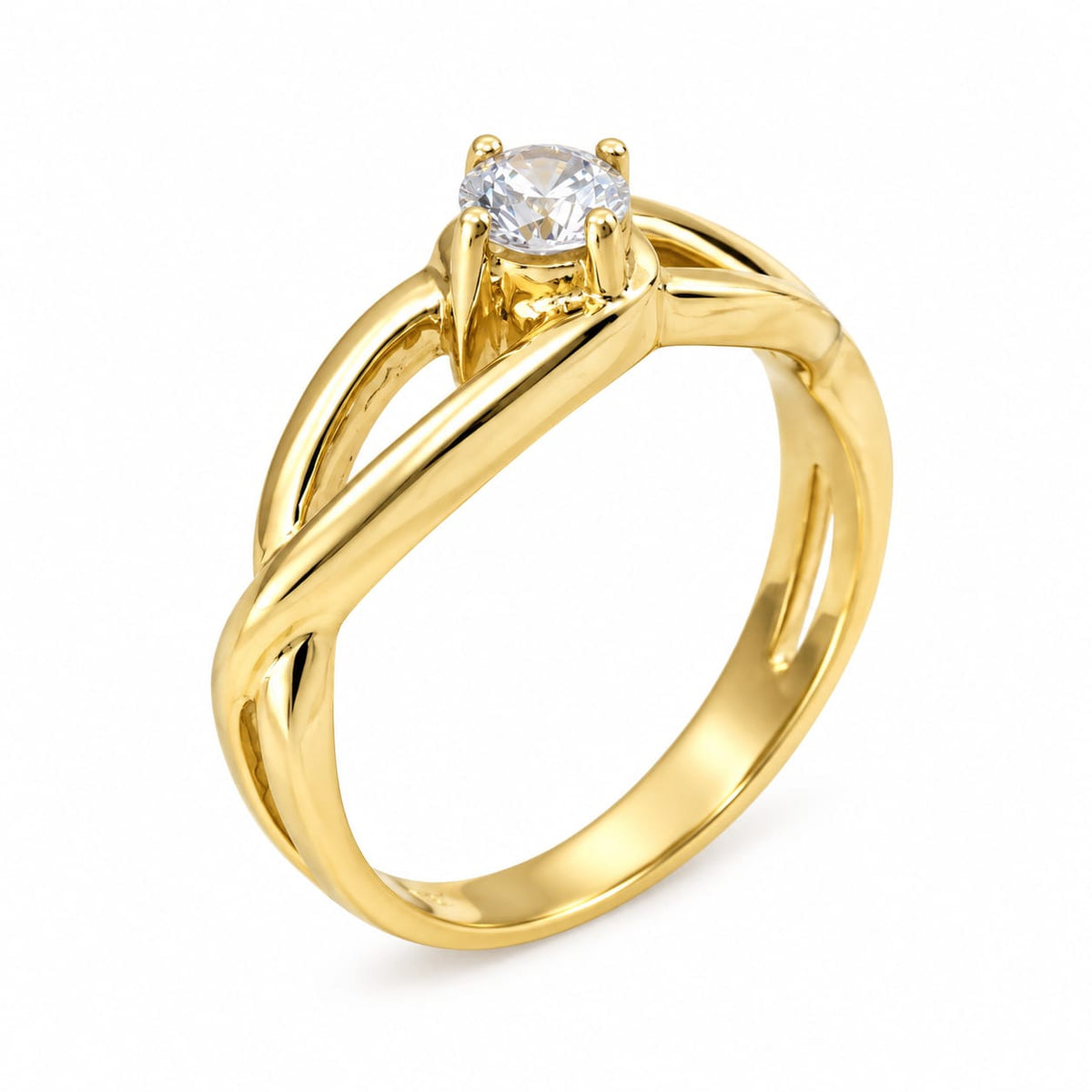Anillo de compromiso en oro18k