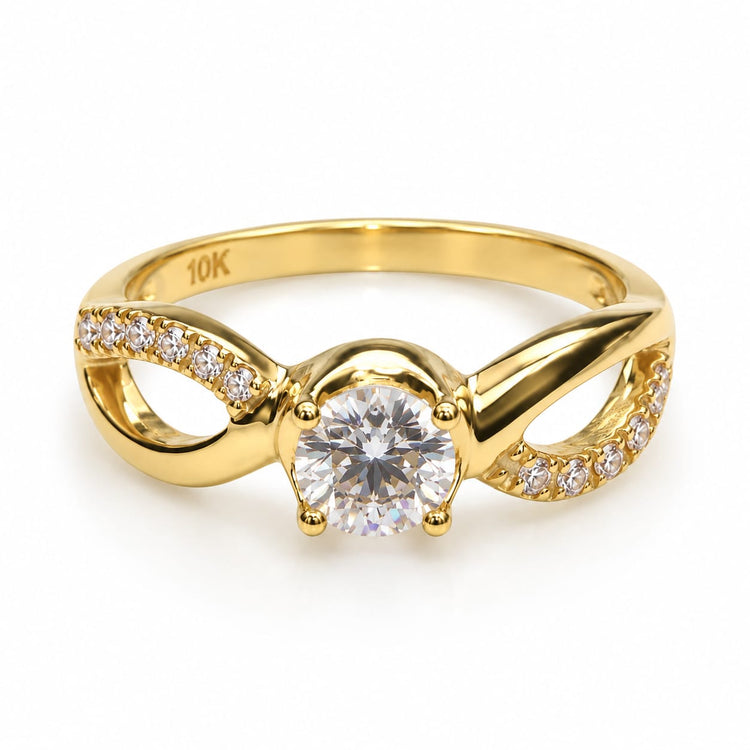 Anillo de Compromiso Malena en oro 18k – Jade18k