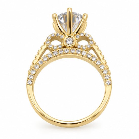 Anillo de compromiso Blen en oro 18k – Jade18k