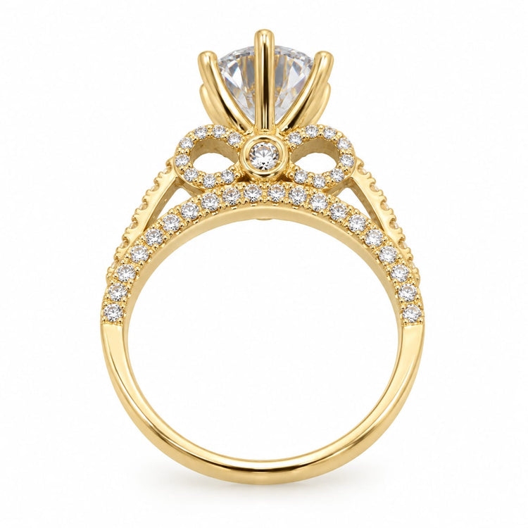 Anillo de compromiso Blen en oro 18k – Jade18k