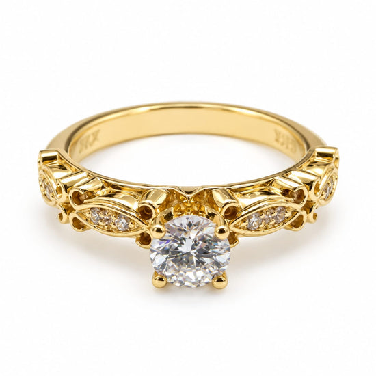 Anillo Rous de Compromiso en Oro 18k – Jade18k