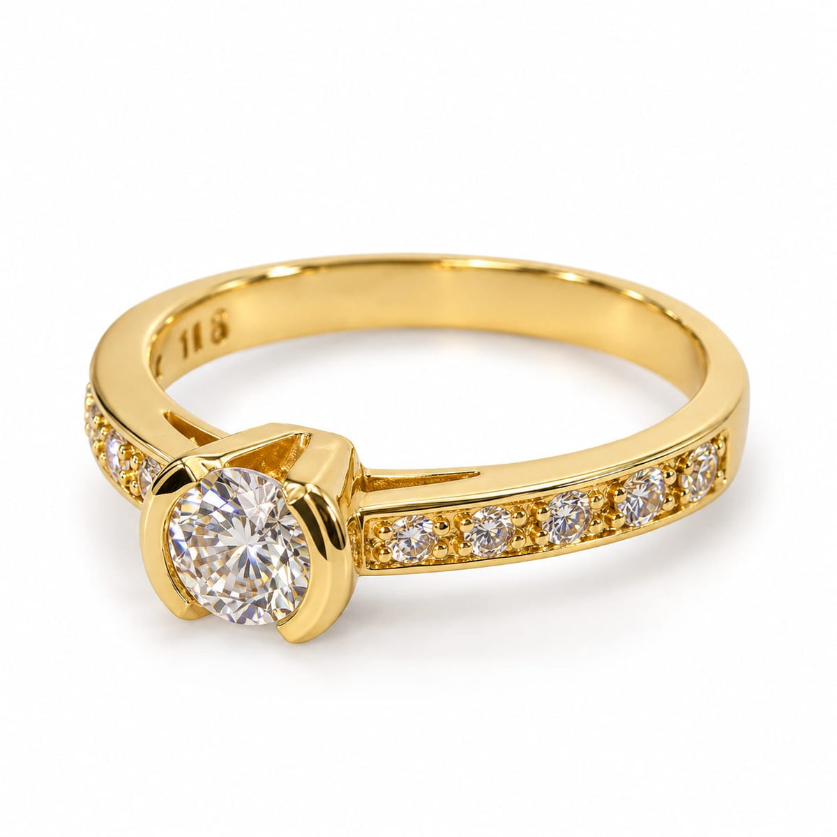 Anillo de Compromiso con Moissanite "Siempre tú"