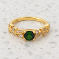 Anillo " Turmalina Aura"