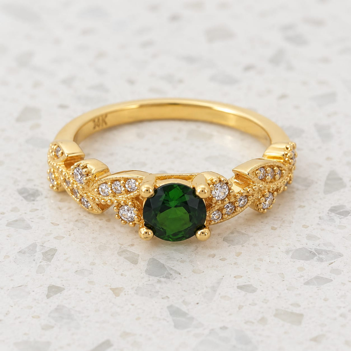 Anillo " Turmalina Aura"