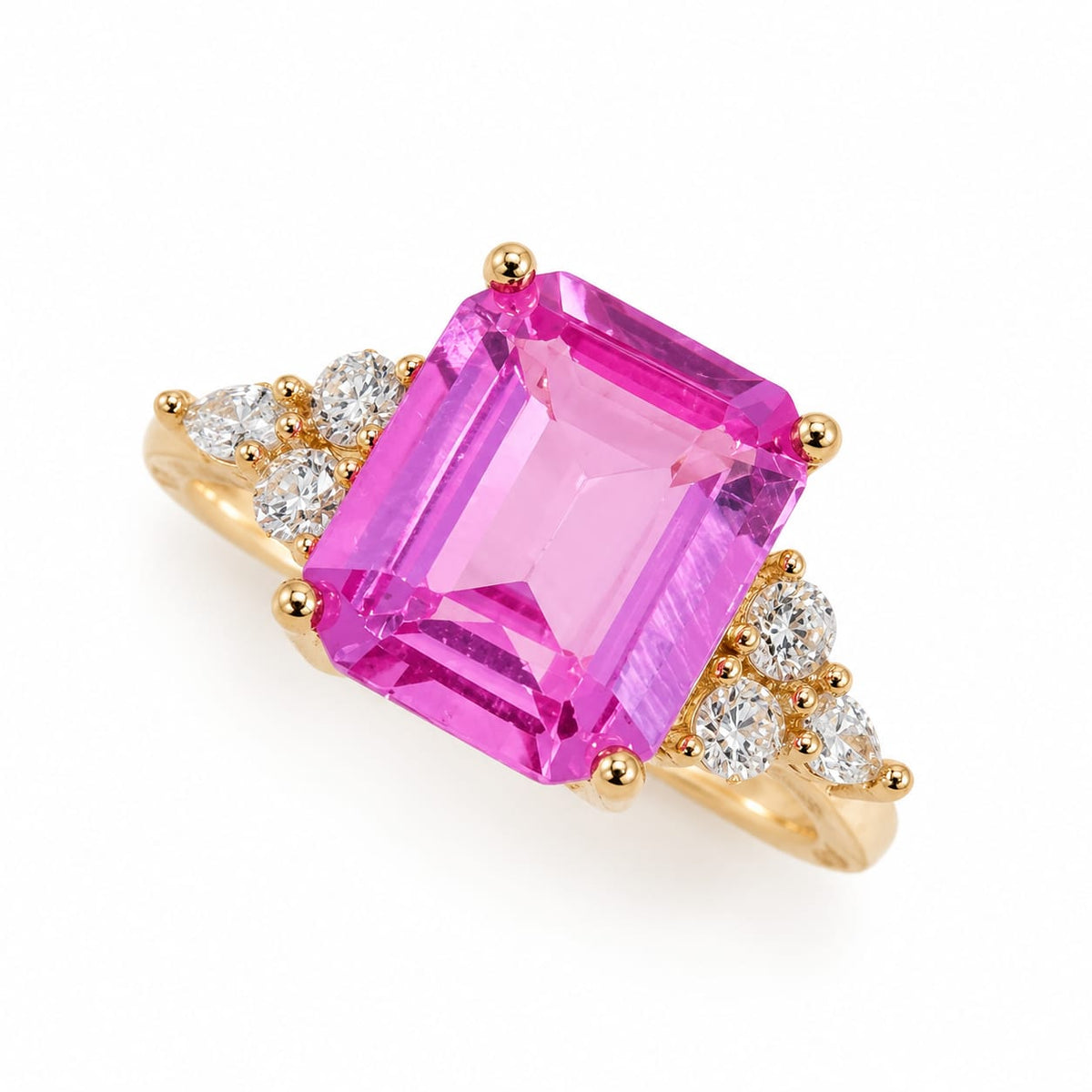 Anillo de compromiso  en oro