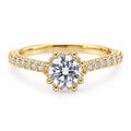 Anillo con corte princesa