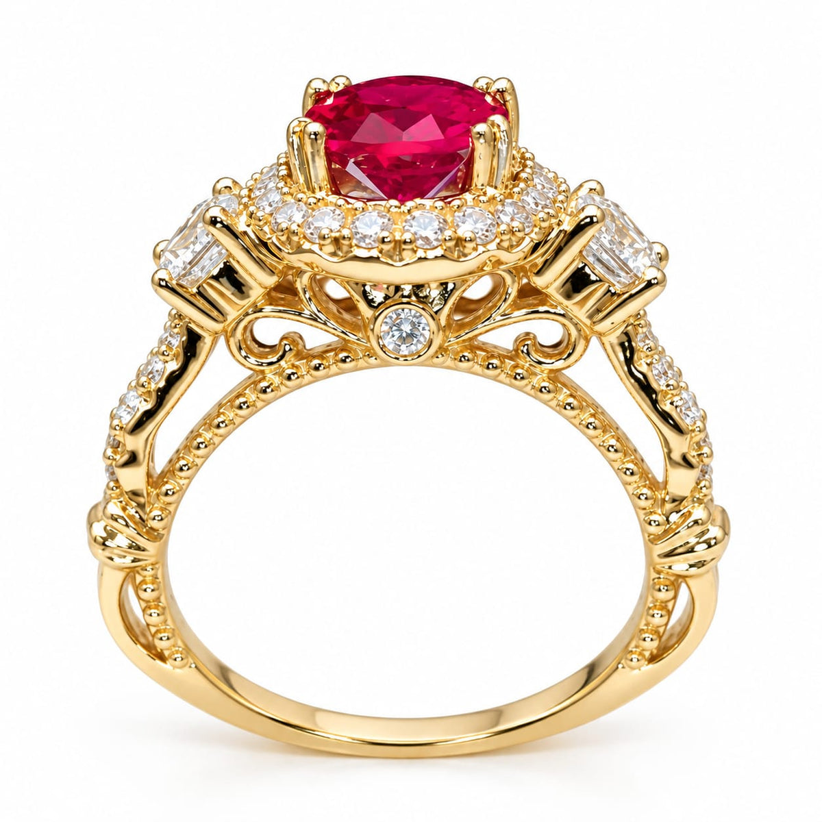 Anillo  de compromiso emperatriz