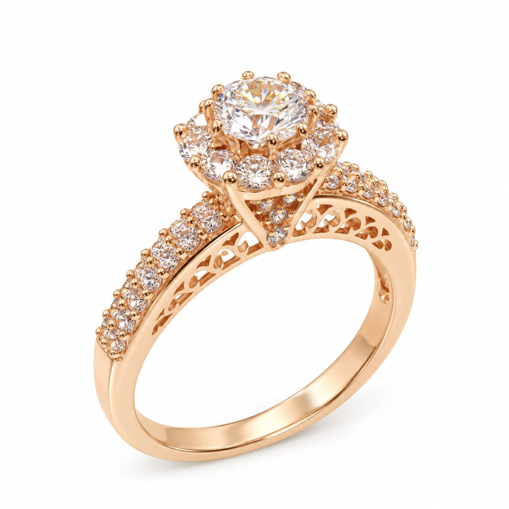 Anillo Melinda de compromiso