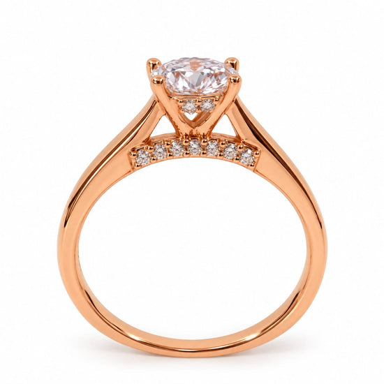 Anillo de compromiso Malú en oro 18k – Jade18k