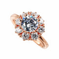 Anillo de compromiso tipo Roseta