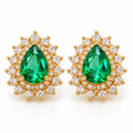 Aretes Circón Gold Fantasy