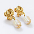 Aretes Con Perlas Cultivas de Río