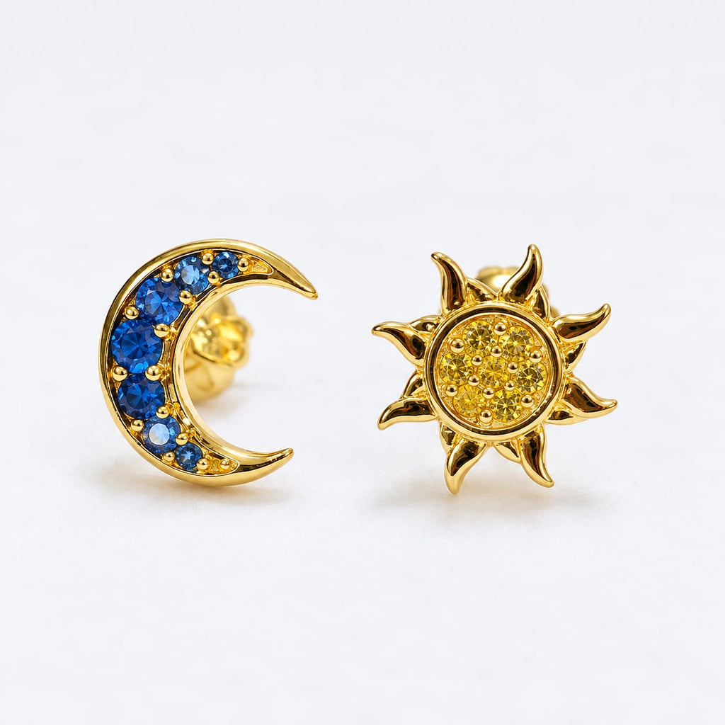 Aretes Luna y Sol