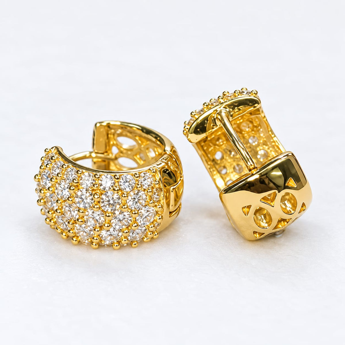 Argollas Moissanite Brillo Infinito