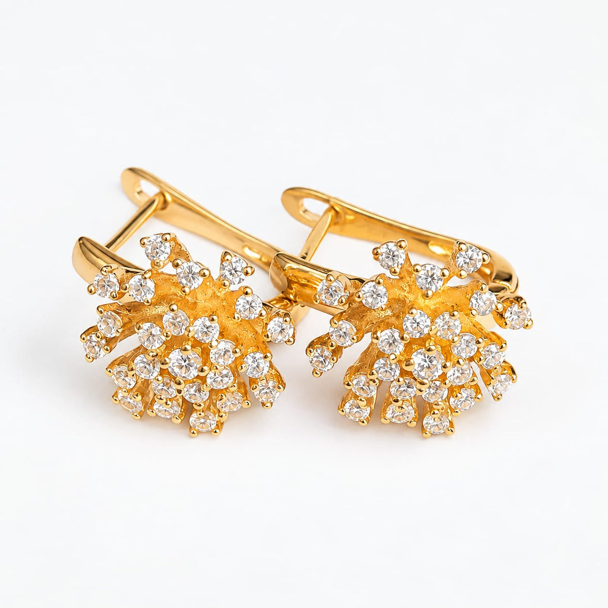 Aretes de copo de nieve