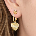 Argollas corazón Milán
