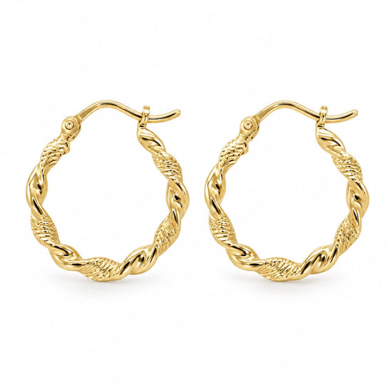 Argollas Abril en oro 18k – Jade18k