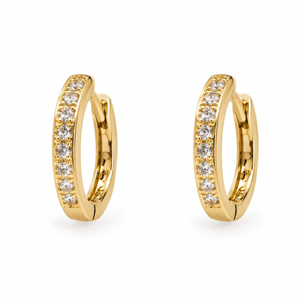 Argollas con piedras