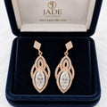 Aretes Reyna largos