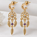 aretes colgantes atrapa sueños