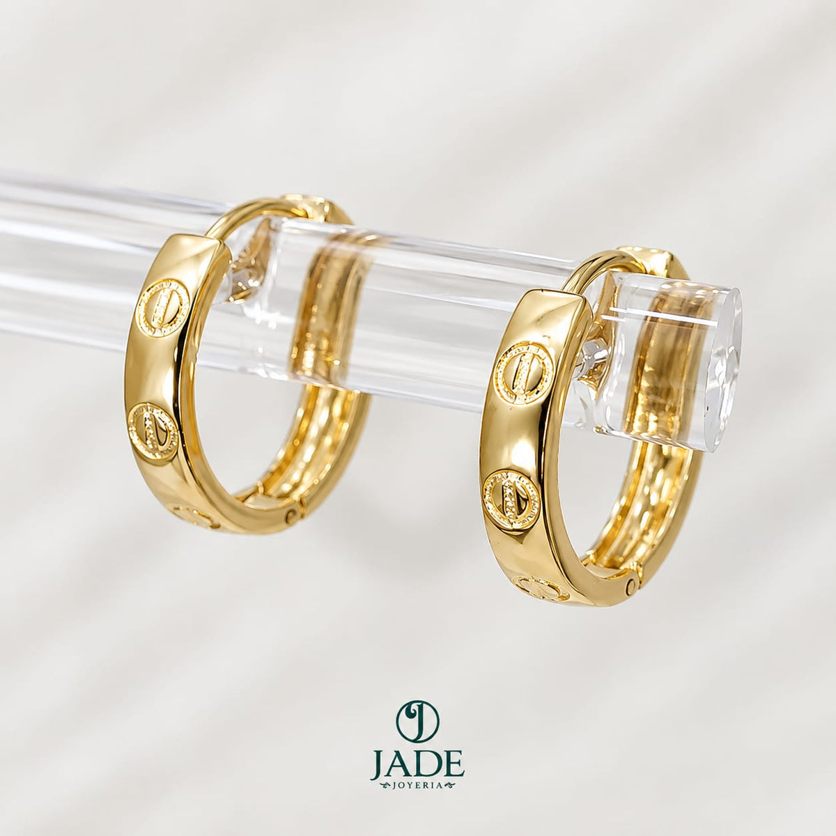 Argollas tipo cartier