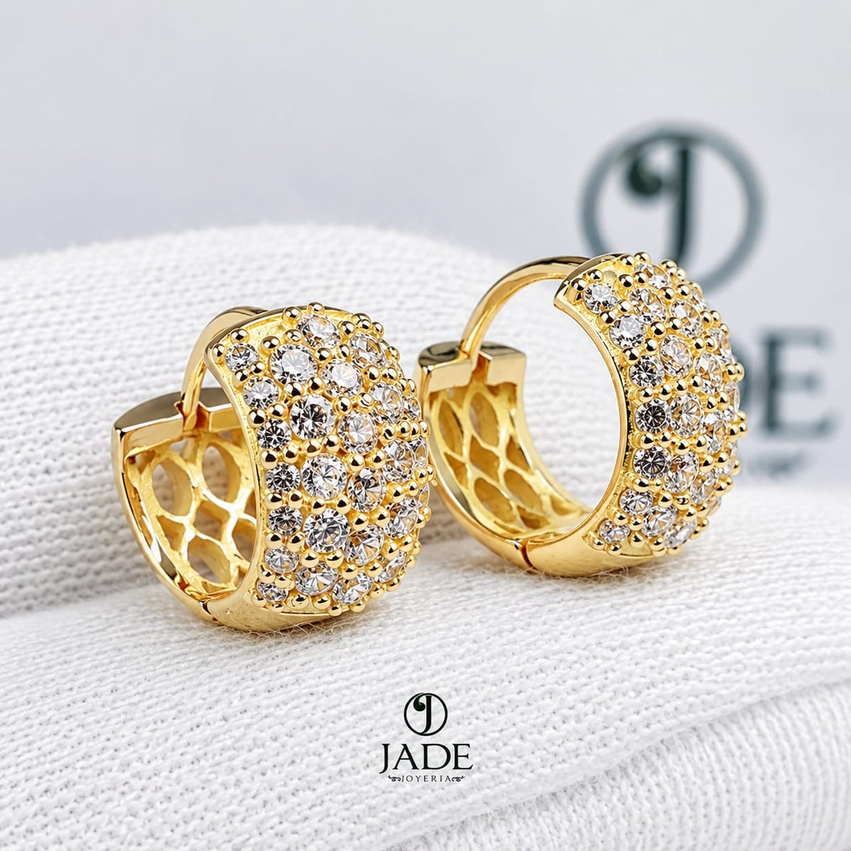 Argollas full piedras