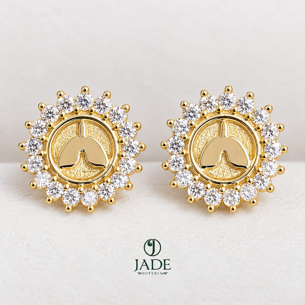 Aretes para neumóloga