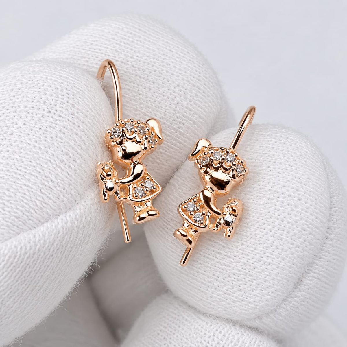 Aretes Baby Girl 18k