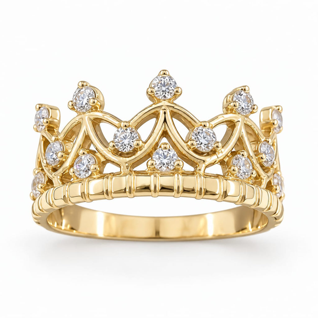 Anillo Corona Gold Ley oro 18k