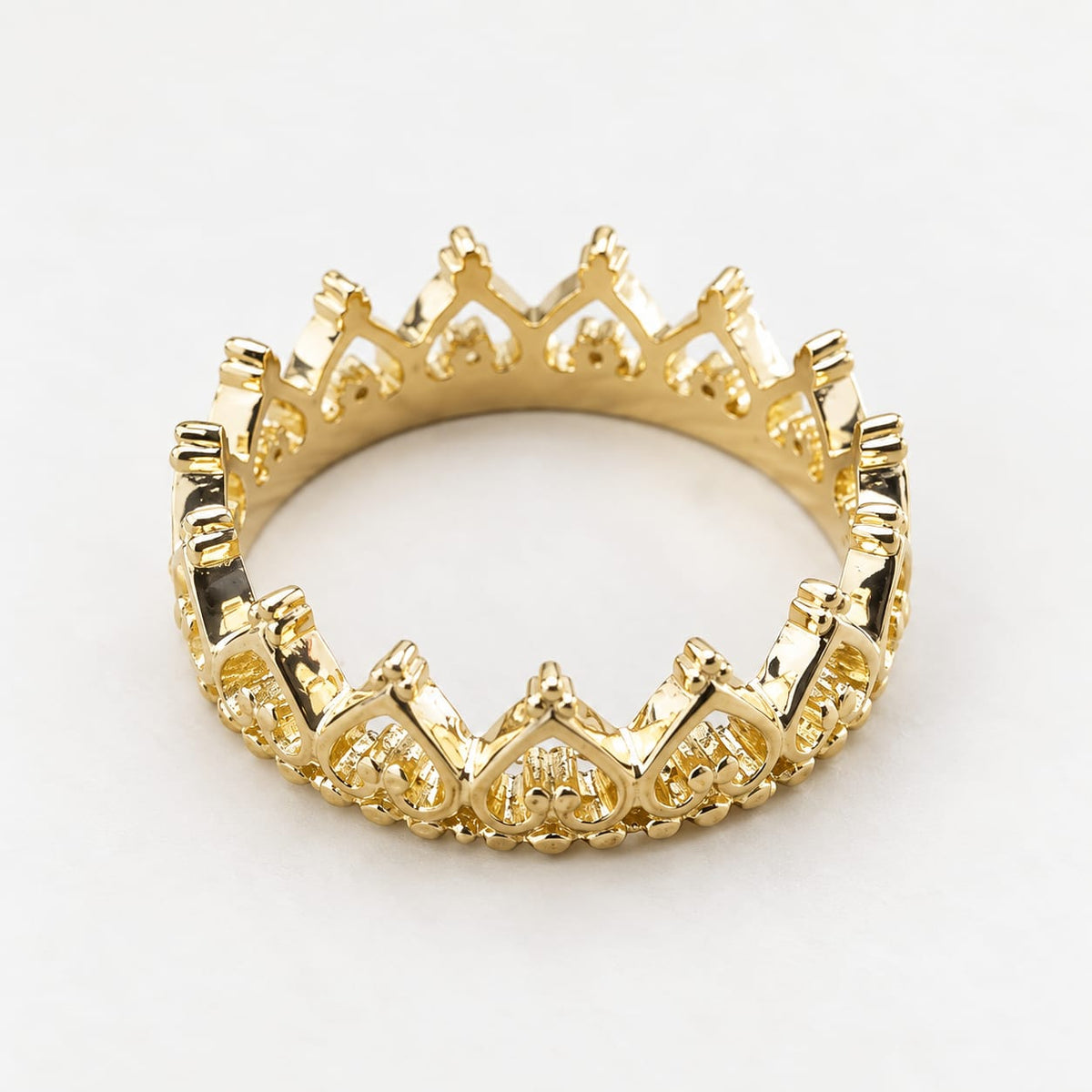 Anillo Corona Reyna de Corazón