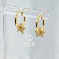 Argollas con estrellas