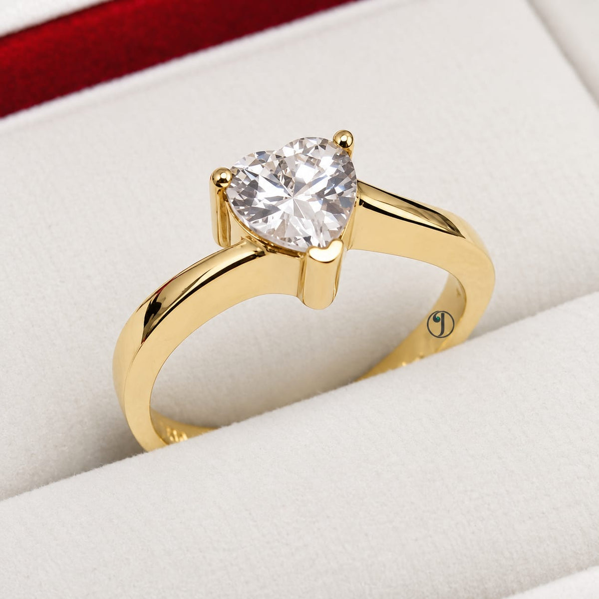 Anillo de Promesa Mi Corazón en tus Manos