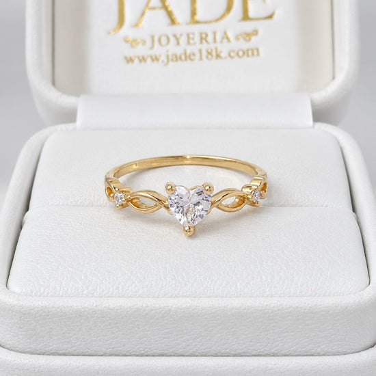 Anillo Anastasia en oro 18k – Jade18k