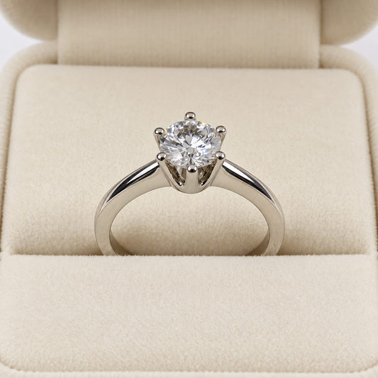 Anillo de Compromiso Royal Plata Ley – Jade18k (vista 2)