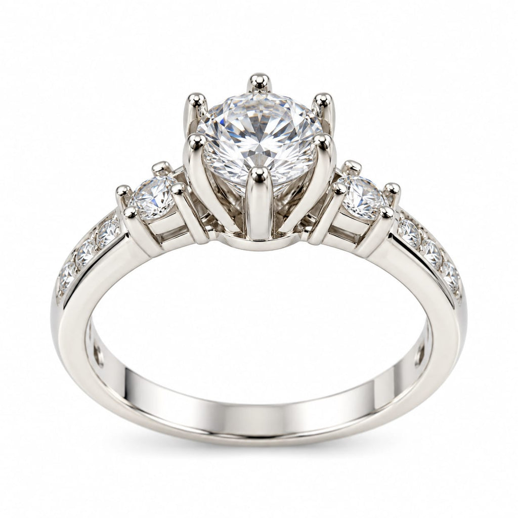 Anillo de Compromiso Plata " Leysi"