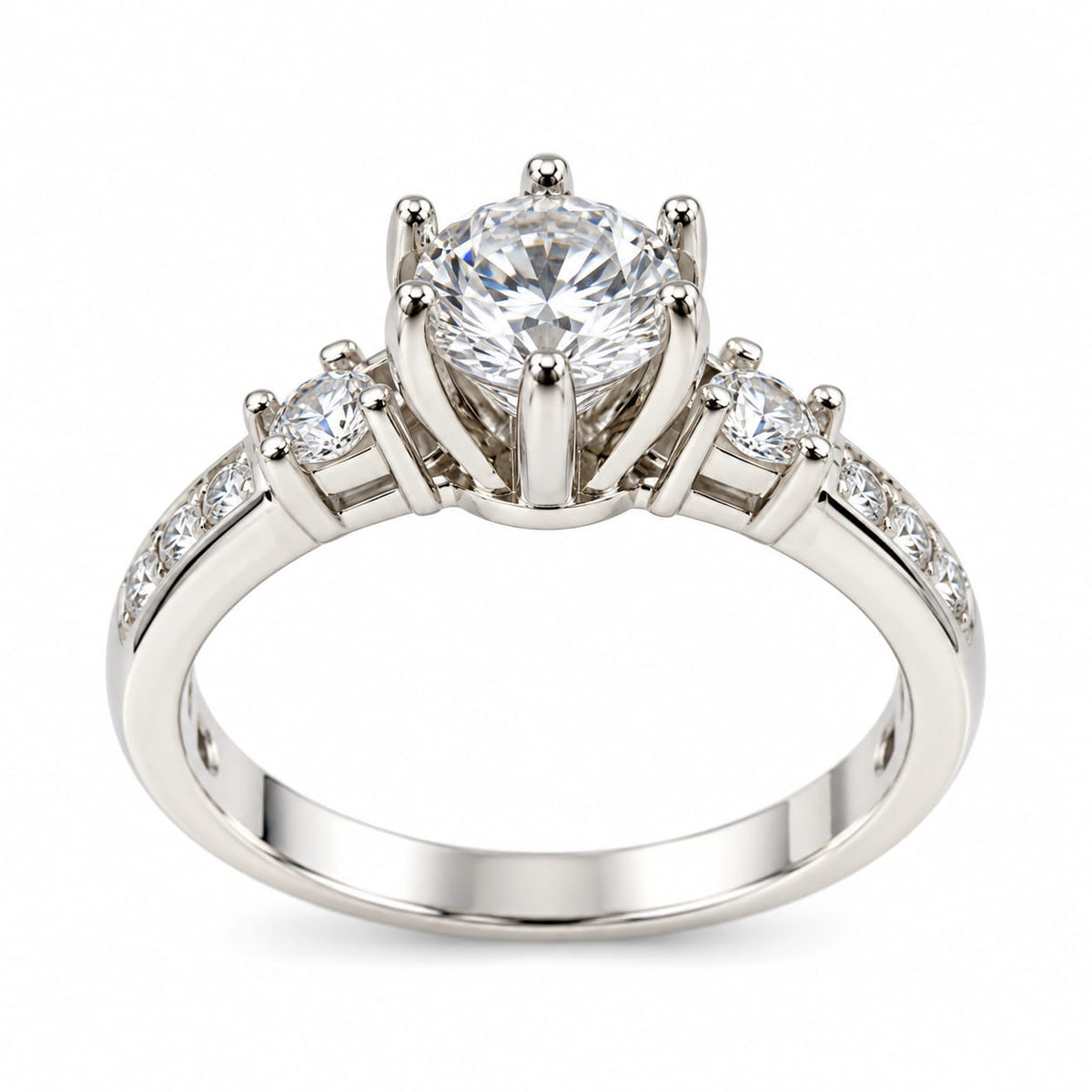 Anillo de Compromiso Plata " Leysi"