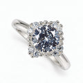 Diamond Halo Engagement Ring