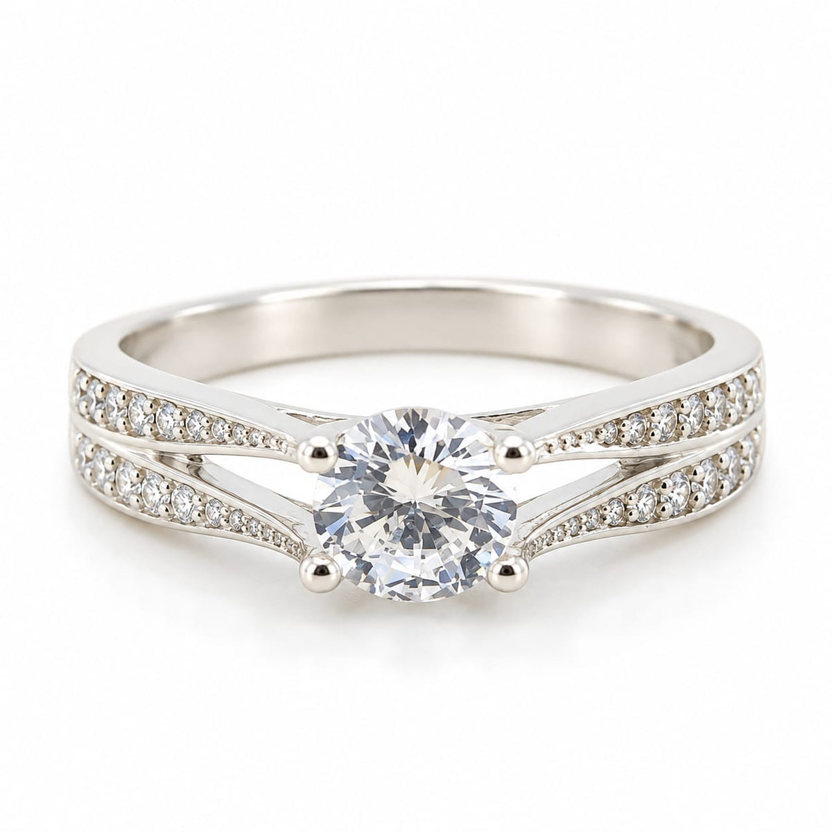 Anillo de compromiso Plata "Fech"