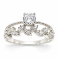 Anillo Eliana en plata fina