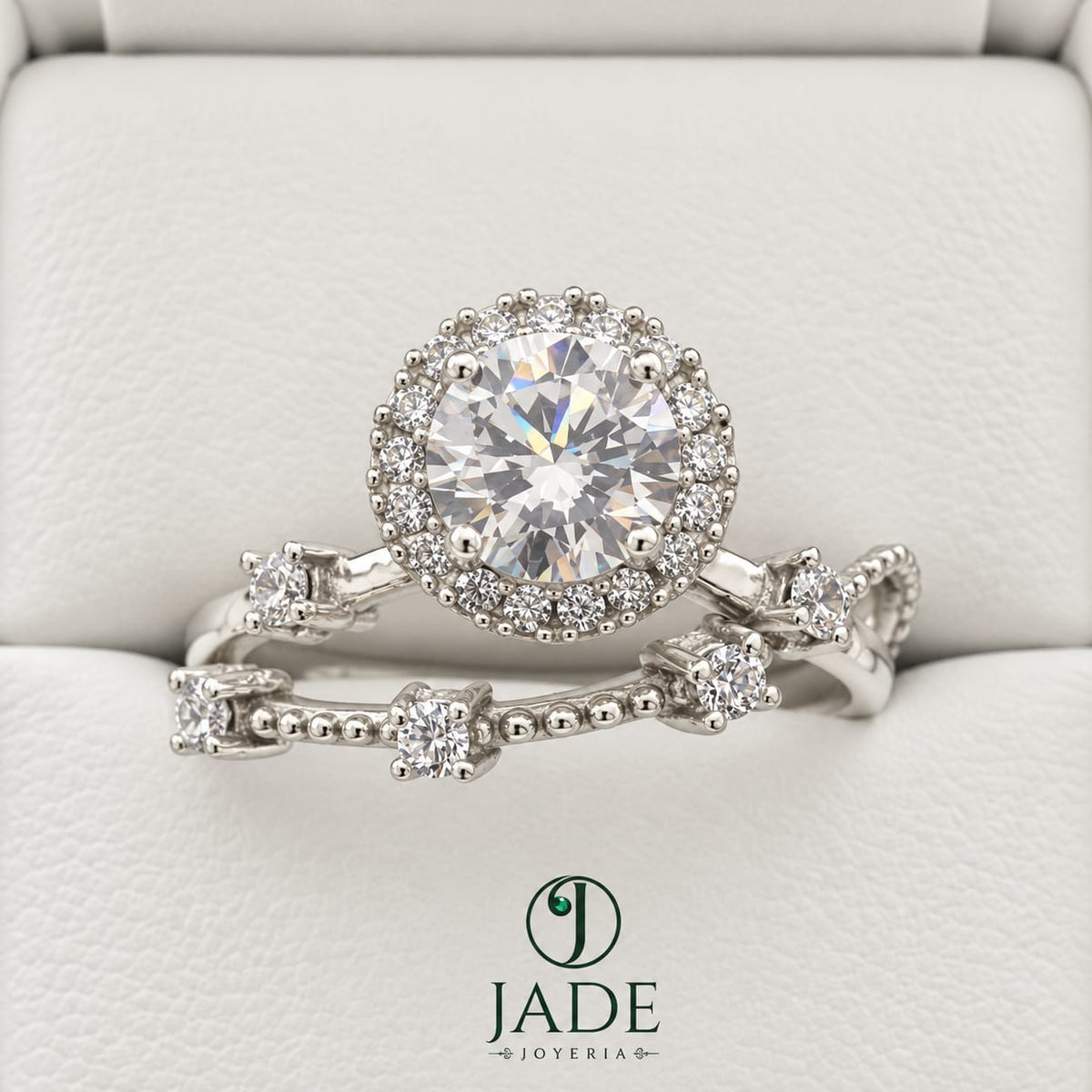 Anillo Mara de compromiso en plata ley