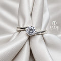Anillo de Compromiso Plata "Ivette "