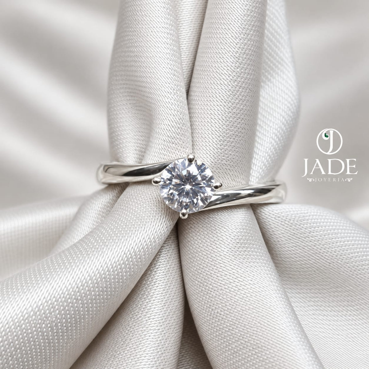Anillo de Compromiso Plata "Ivette "