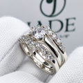 Anillo de Compromiso Plata "Doble Separable"