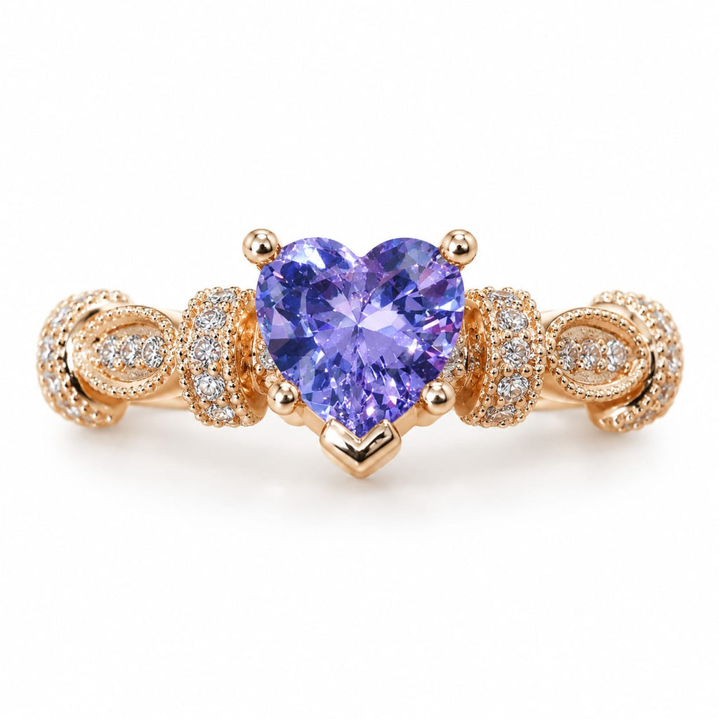 Anillo de Promesa Lila