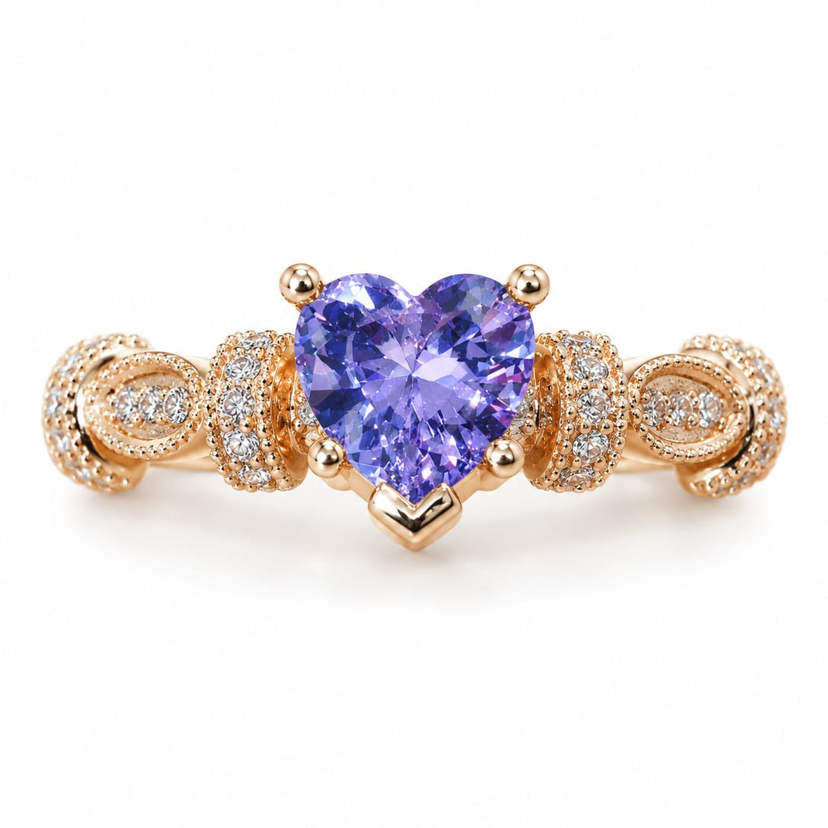 Anillo de Promesa Lila
