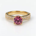 Anillo con piedra Rosa